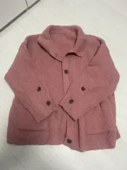 ピンク アウター 兼 カーディガン ( 1 試用と着陸のみ やってみた）