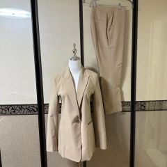 美品】Theory キャメルカラー パンツスーツ セットアップ - メルカリ