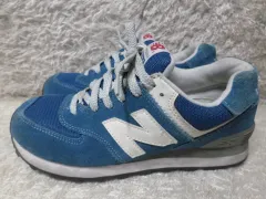 230 ニューバランス 574 ブルー Classic スニーカー 中古 靴