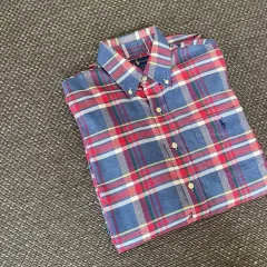 POLO RALPH LAUREN(ポロラルフローレン) レッドブルー カラーチェック コットン シャツ