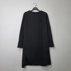 ナチュラルスタイル 裏起毛 ミディ ワンピース