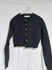 ZARA(ザラ) 黒 カーディガン
