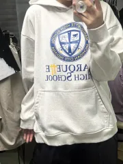 オーバーサイズ オシャレ 裏起毛 フード付きTシャツ