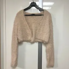 ザラ ZARA ソフトタッチ ボレロ ファー クロップド カーディガン