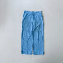 00s ディッキーズ ダブルニー ワークパンツ ライトブルー W36相当　P2575