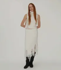 サンバーン・プロジェクト ダメージ ニット ノースリーブ