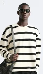 ZARA(ザラ) ボーダー柄 Tシャツ