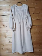 ㅇ バルーンスリーブ プリーツワンピース