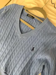 ( Vintage ) polo クロップド ニット