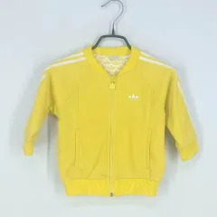 アディダス キッズ バックプリント ジャージ L イエロー036 (HU36249)