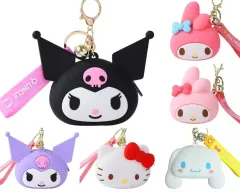 Sanrio(サンリオ) シリコンバッグ 小銭入れ 実物写真 6 チョン・ナム・ウム キーリング キーホルダー ふわふわ