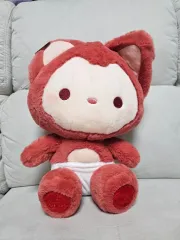 赤みがかった キツネ 人形