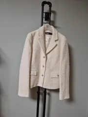 ZARA(ザラ) ツイードジャケット< L 】
