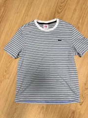 ラコステ LACOSTE 半袖 サイズ3 ストライプ Tシャツ