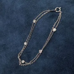 ヴァンドーム青山 ステーションダイヤモンド 2連 ブレスレット/24-4539S