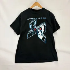 ストーン コールド STONE COLD 90s  Steve Austin WWF グラフィックTシャツターミネーター スカル  98年 サイズⅬ  08062010 11のサムネイル