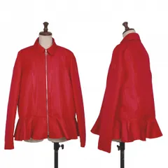 モンクレールMONCLER GAMME ROUGE ATACAMA 裾フリルダブルジップジャケット 赤1のサムネイル