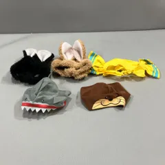 【5点セット】ねこのかぶりもの ガチャ サメ カワウソ キャンディ ほか