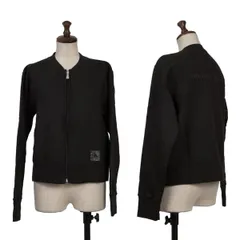 カルバンクラインジーンズCalvin Klein Jeans バックロゴジップアップスウェットブルゾン 黒Mのサムネイル