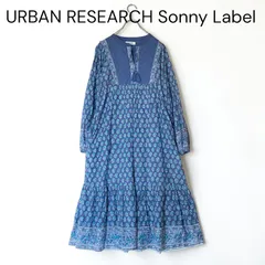 URBAN RESEARCH Sonny Label アーバンリサーチサニーレーベル エスニック ワンピース ブルー