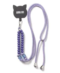 新品 アナスイ ASストラップ スマホショルダー Free パープル