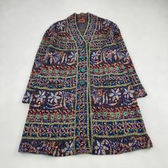 美品✨MISSONI オレンジタグ　モヘア混ウールニットロングコートマルチカラー オレンジタグ☆MISSONI ミッソーニ モヘア混 ロングコート S - メルカリ