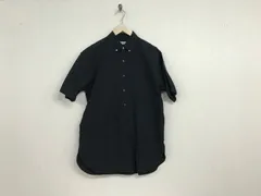 本物ディストリクトDistrictユナイテッドアローズUNITEDARROWSコットンシアサッカープルオーバー半袖シャツメンズサーフアメカジミリタリーストリートスケーターワークビジネススーツモードゴルフドレス黒ブラックM日本製のサムネイル