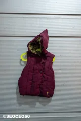 キッズ ダウンベスト Moimoln モイモルン ワイン 110サイズ