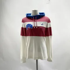 ルコックスポルティフ レディースゴルフ フード長袖 薄手 M ヴィンテージ