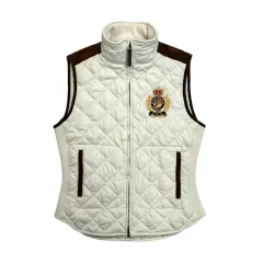 ポロ キルティング スウェード ダウンベスト (ベスト)