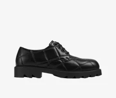 新品 ボッテガ・ヴェネタ キルト キルティング キルティング グリッド ストラット レースアップ THE B ドビ