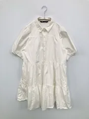 ZARA ザラ シャツワンピース S ホワイト