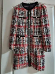 サテン ツイード ONE PIECE