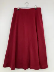 UNIQLO ユニクロ ロングスカート L    ウエスト69-75cm  ヒップ94-100cm レッド
