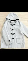 水色 ダッフルコート