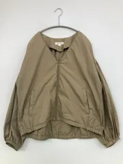 niko and ... ニコアンド ノーカラージャケット 3 カーキ