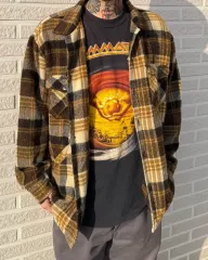 1960S DEACON BROTHERS ウール モヘア プレイド シャツ
