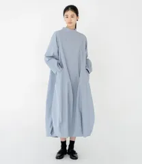 新品) eunoia volume ドレス Sサイズ gray blue