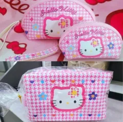 レトロキティー ポーチ 2種 コインケースセット / スクエアポーチ レトロキティー 筆箱