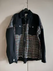 ZARA(ザラ) デニム配色 オーバーサイズ ジャケット