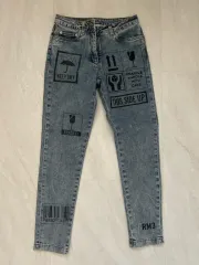 Moschino(モスキーノ) プリント デニム パンツ 27 moschino