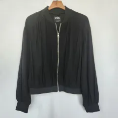 ザラ ブルゾン ジャケット ブラック