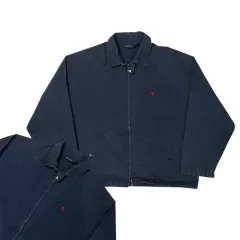ポロ ラルフローレン レッドポニー ネイビー ブルゾン スイングトップ ジャケット M