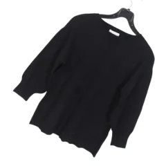 9-133 クズステン レディース55 バルーン ニット BK