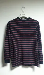 BEAMS ヴィンテージ ビームス ストライプ ラウンドTシャツ
