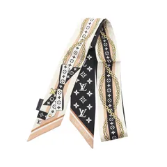 ルイ・ヴィトン LOUIS VUITTON スカーフ バンドーBB LV ボウ M96176 シルク バンドーBB レディース Used A