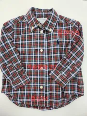 9m 75 Ralph Lauren(ラルフローレン) Polo Kids(ポロキッズ) チェック柄シャツ
