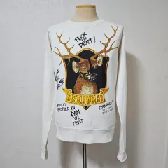 *DSQUARED2* プリント ラウンドTシャツ/スウェット (M)