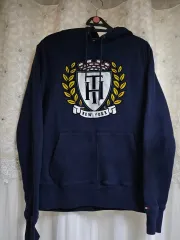 新製品の状態 Tommy Hilfiger(トミーヒルフィガー) 裏起毛 フード ネイビー S