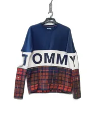TOMMY HILFIGER Tommy Hilfiger(トミーヒルフィガー) ホワイトフリース オーバーサイズ パーカー